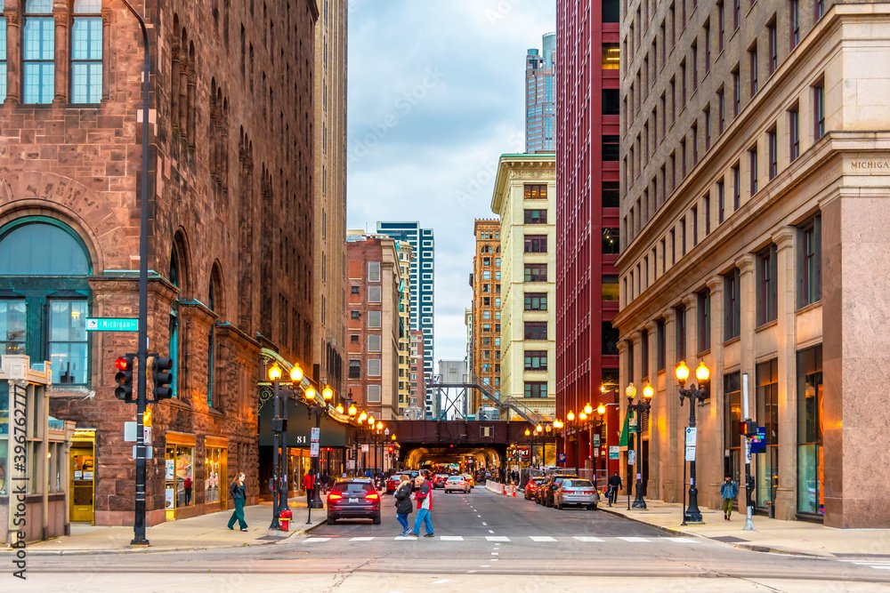 Downtown in Chicago near Midway airport