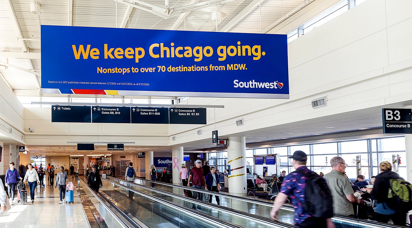 Chicago Midway International Airport MDW concourse